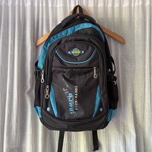 Black and Blue Backpack
